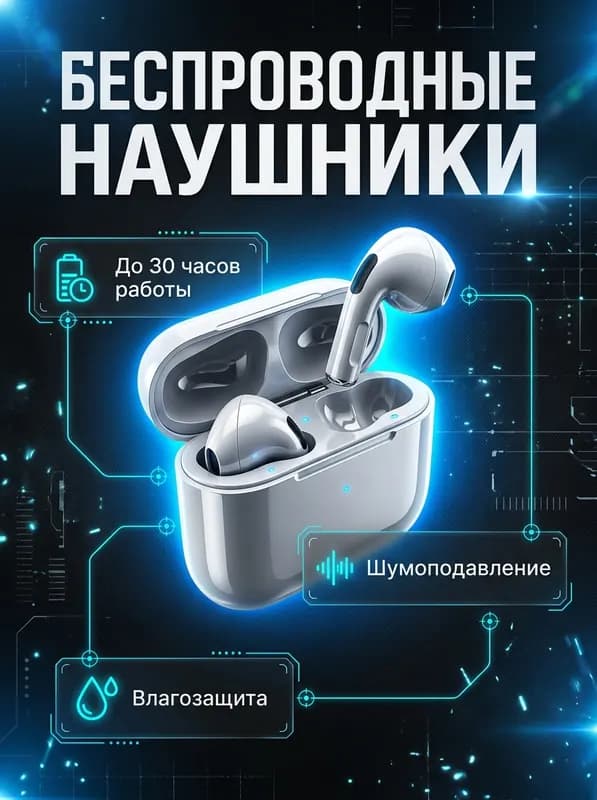 Пример инфографики в стиле «Техно»